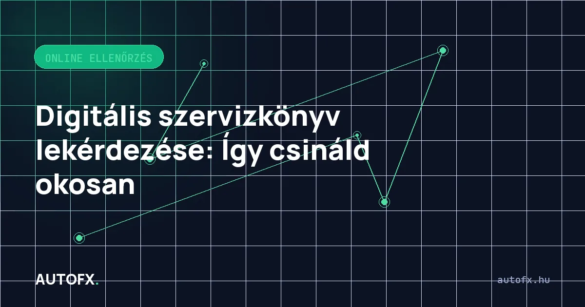Digitális szervizkönyv lekérdezése: Így csináld okosan
