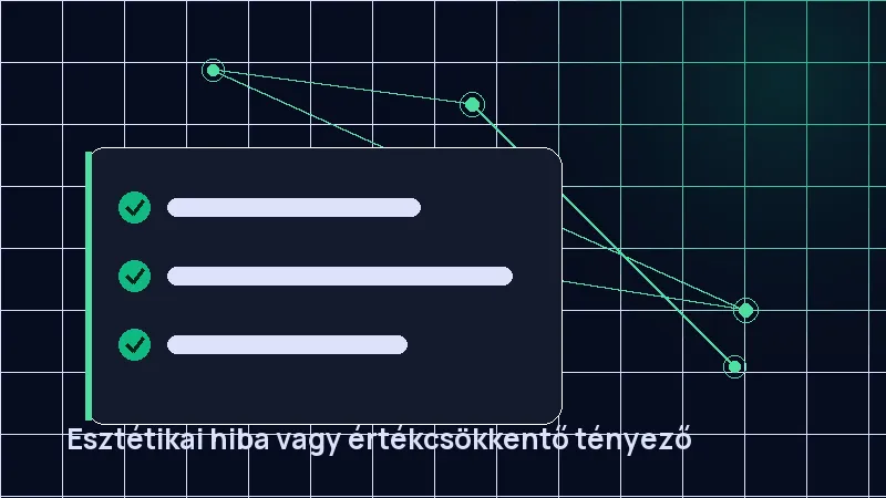 Esztétikai hiba vagy értékcsökkentő tényező