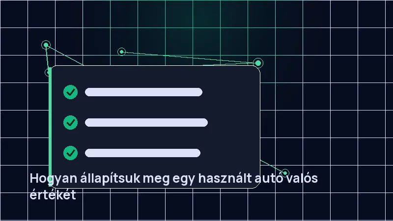 Hogyan állapítsuk meg egy használt autó valós értékét