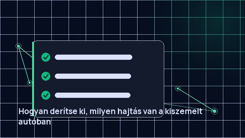 Hogyan derítse ki, milyen hajtás van a kiszemelt autóban