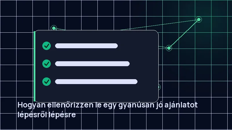 Hogyan ellenőrizzen le egy gyanúsan jó ajánlatot lépésről lépésre