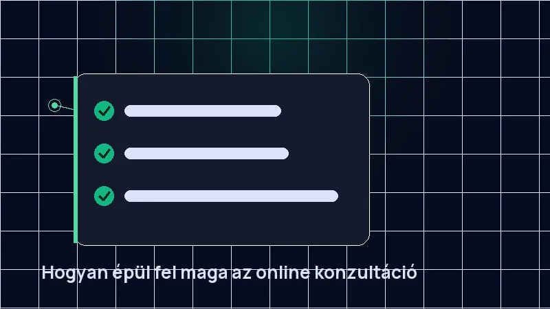 Hogyan épül fel maga az online konzultáció