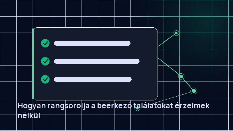 Hogyan rangsorolja a beérkező találatokat érzelmek nélkül