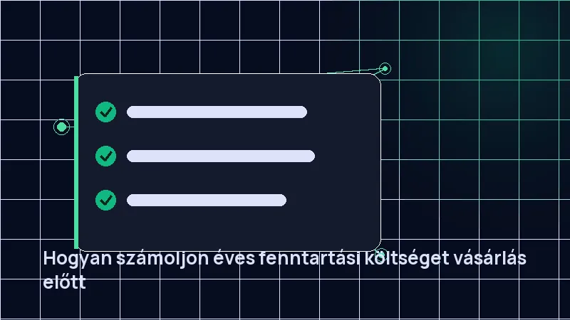 Hogyan számoljon éves fenntartási költséget vásárlás előtt