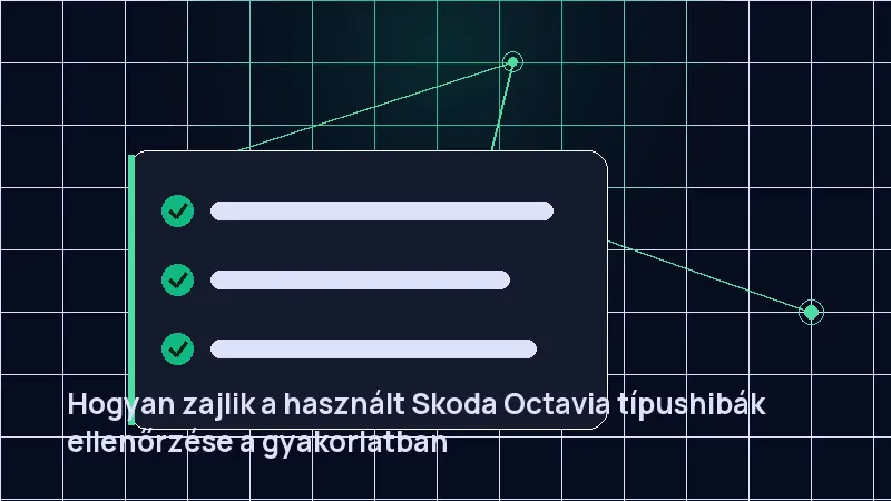 Hogyan zajlik a használt Skoda Octavia típushibák ellenőrzése a gyakorlatban