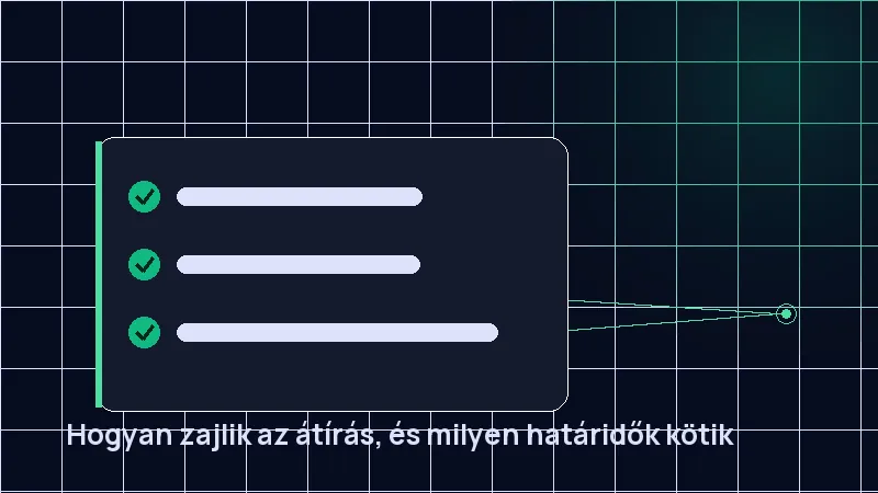 Hogyan zajlik az átírás, és milyen határidők kötik