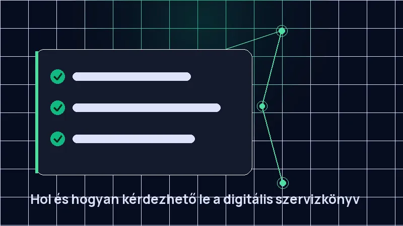 Hol és hogyan kérdezhető le a digitális szervizkönyv