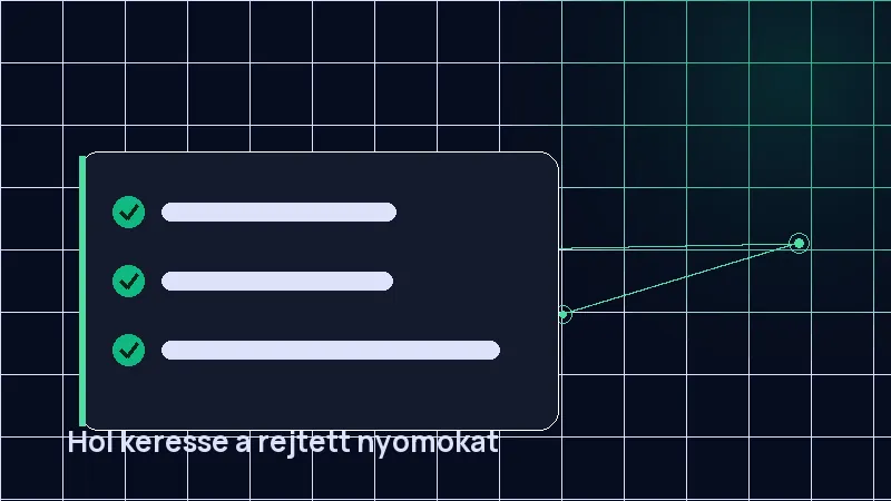 Hol keresse a rejtett nyomokat