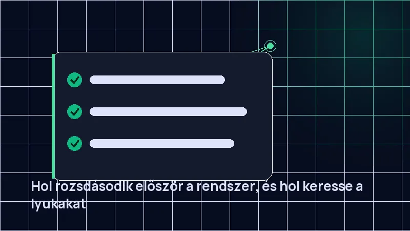 Hol rozsdásodik először a rendszer, és hol keresse a lyukakat