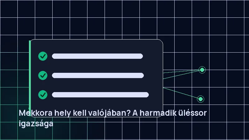 Mekkora hely kell valójában? A harmadik üléssor igazsága