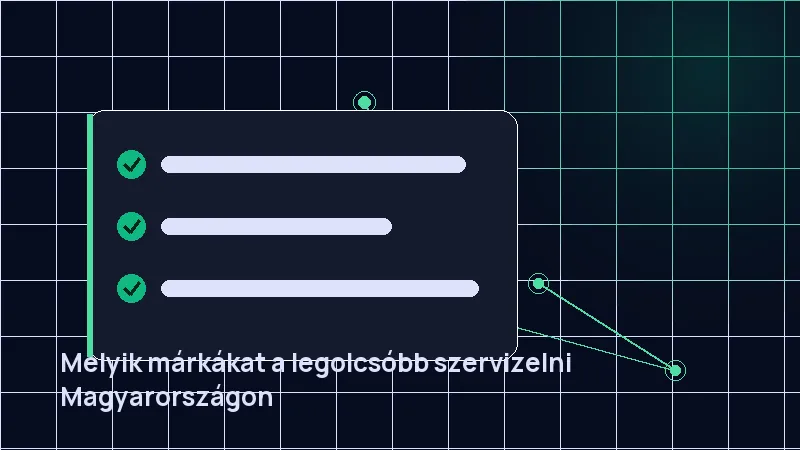 Melyik márkákat a legolcsóbb szervizelni Magyarországon