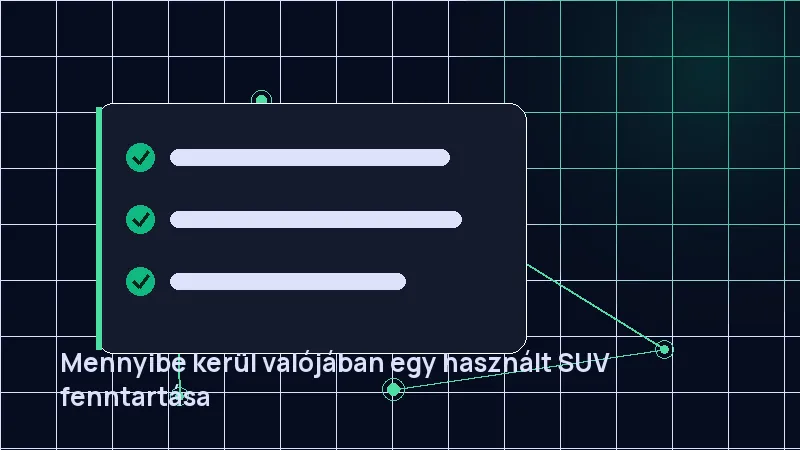 Mennyibe kerül valójában egy használt SUV fenntartása