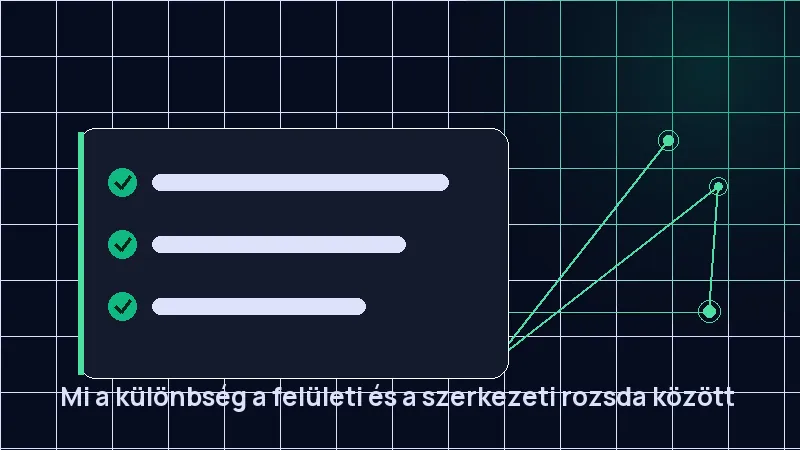 Mi a különbség a felületi és a szerkezeti rozsda között
