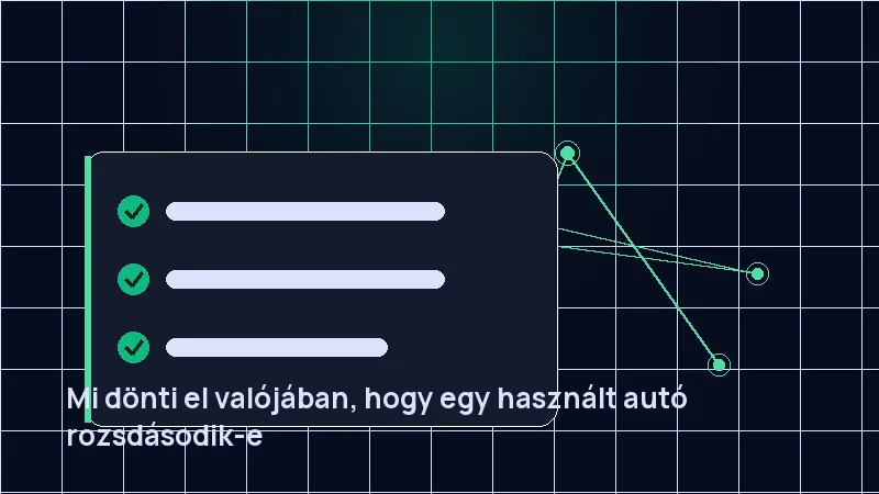 Mi dönti el valójában, hogy egy használt autó rozsdásodik-e