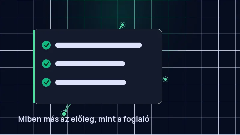 Miben más az előleg, mint a foglaló