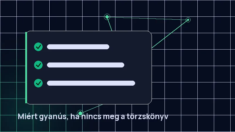Miért gyanús, ha nincs meg a törzskönyv