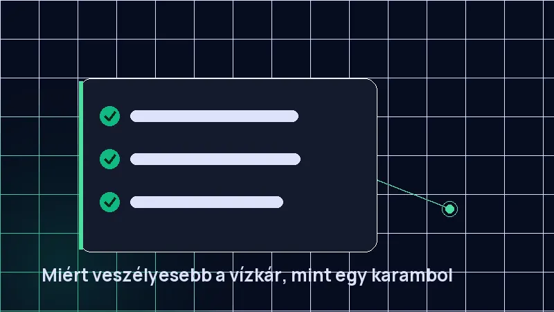 Miért veszélyesebb a vízkár, mint egy karambol