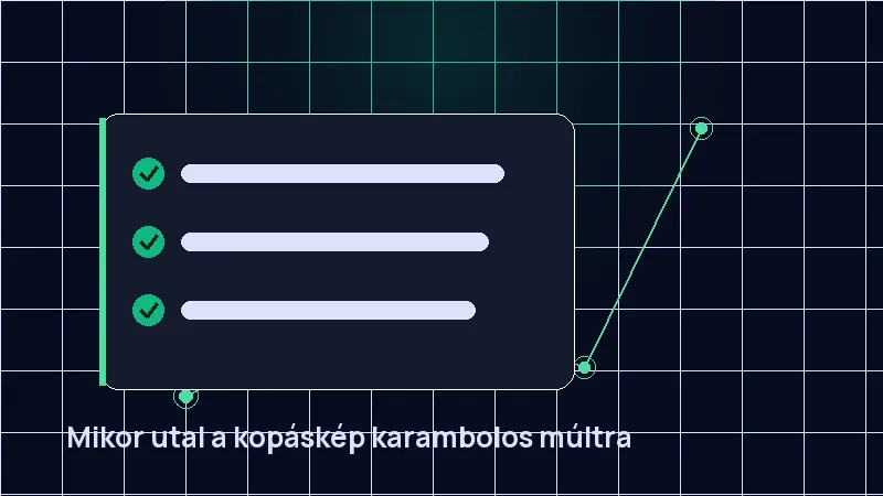 Mikor utal a kopáskép karambolos múltra