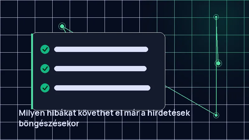 Milyen hibákat követhet el már a hirdetések böngészésekor