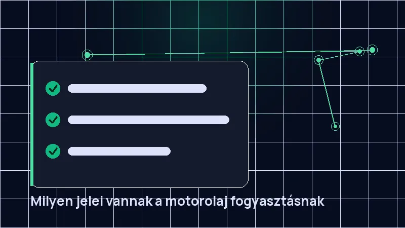 Milyen jelei vannak a motorolaj fogyasztásnak