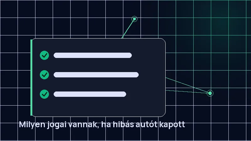 Milyen jogai vannak, ha hibás autót kapott