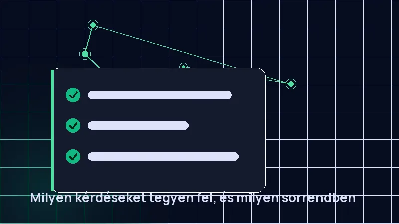 Milyen kérdéseket tegyen fel, és milyen sorrendben
