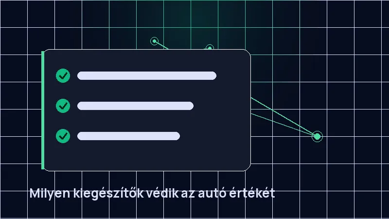 Milyen kiegészítők védik az autó értékét