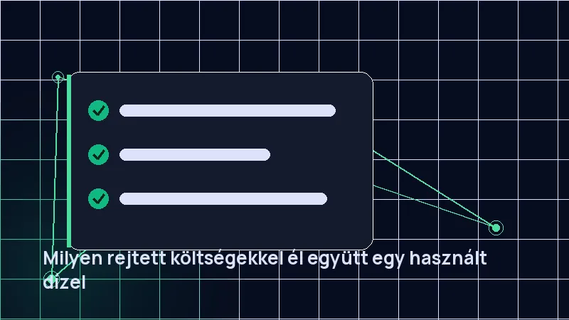 Milyen rejtett költségekkel él együtt egy használt dízel