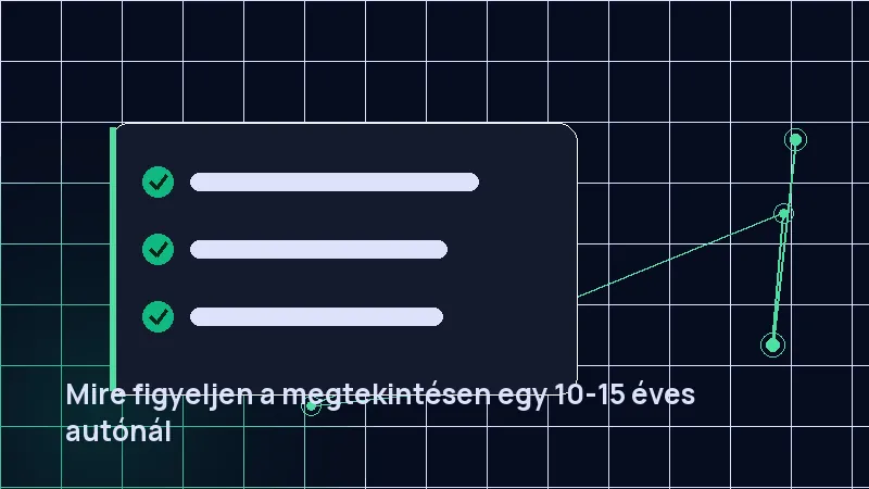 Mire figyeljen a megtekintésen egy 10-15 éves autónál