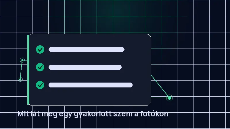 Mit lát meg egy gyakorlott szem a fotókon
