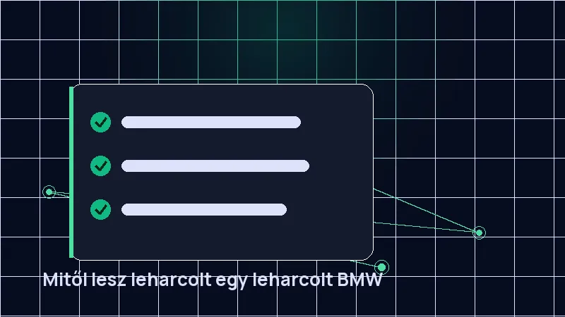 Mitől lesz leharcolt egy leharcolt BMW